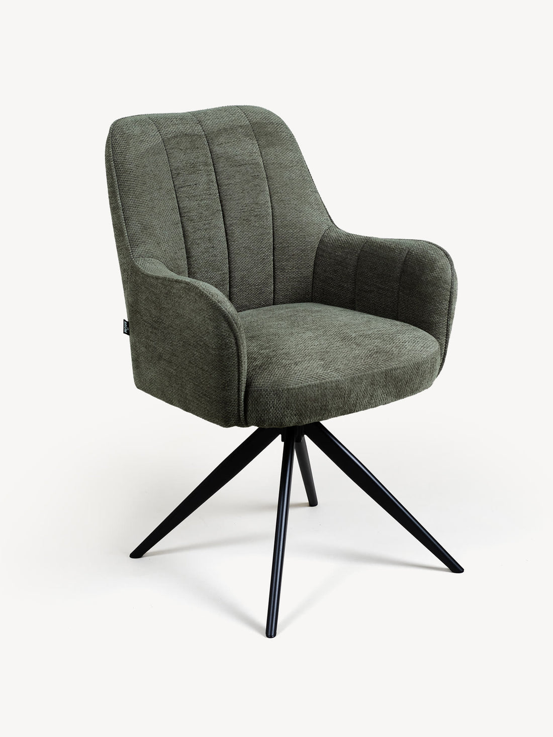 Silla Amsterdam Olivo Vista en Perspectiva