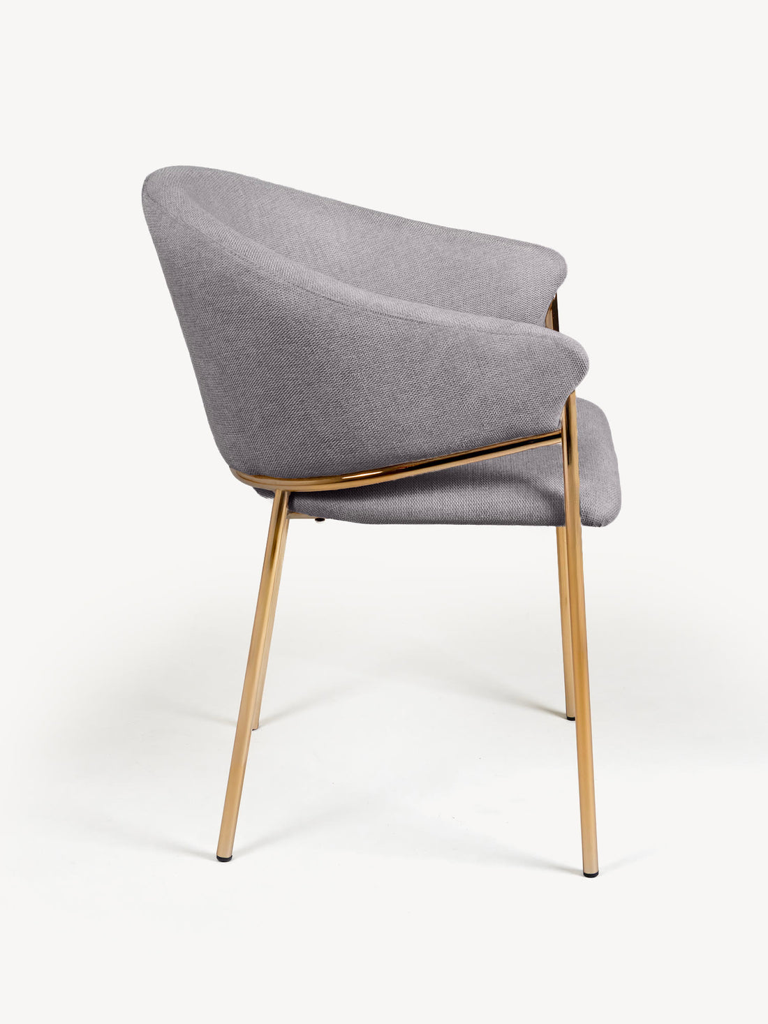 Silla Berlín Gris Vista Lateral