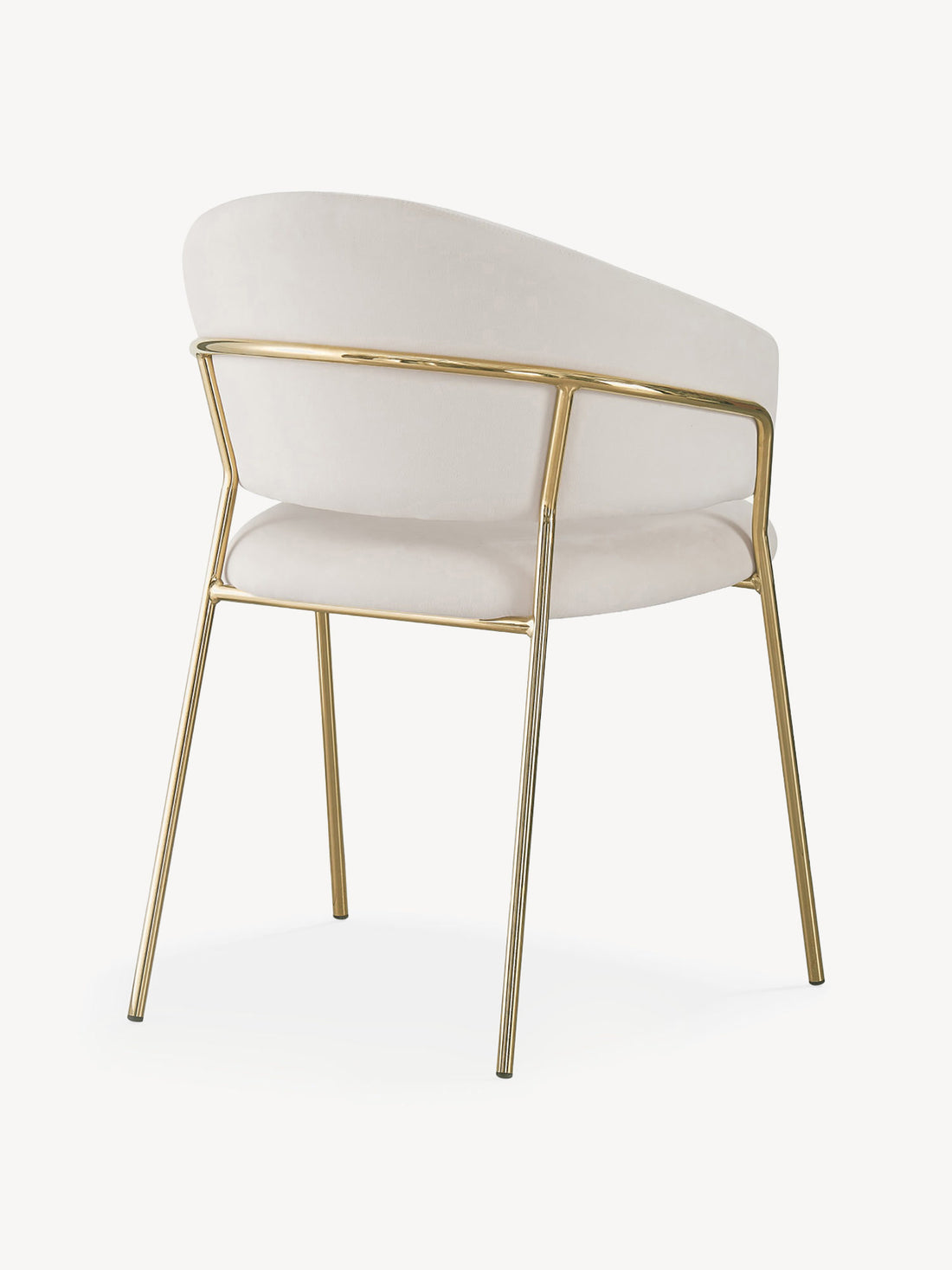 Silla Bilbao Marfil Vista en Perspectiva Trasera