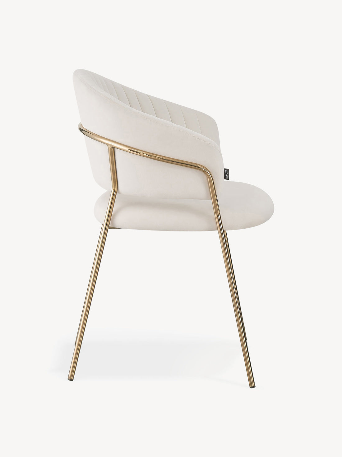 Silla Bilbao Marfil Vista Lateral