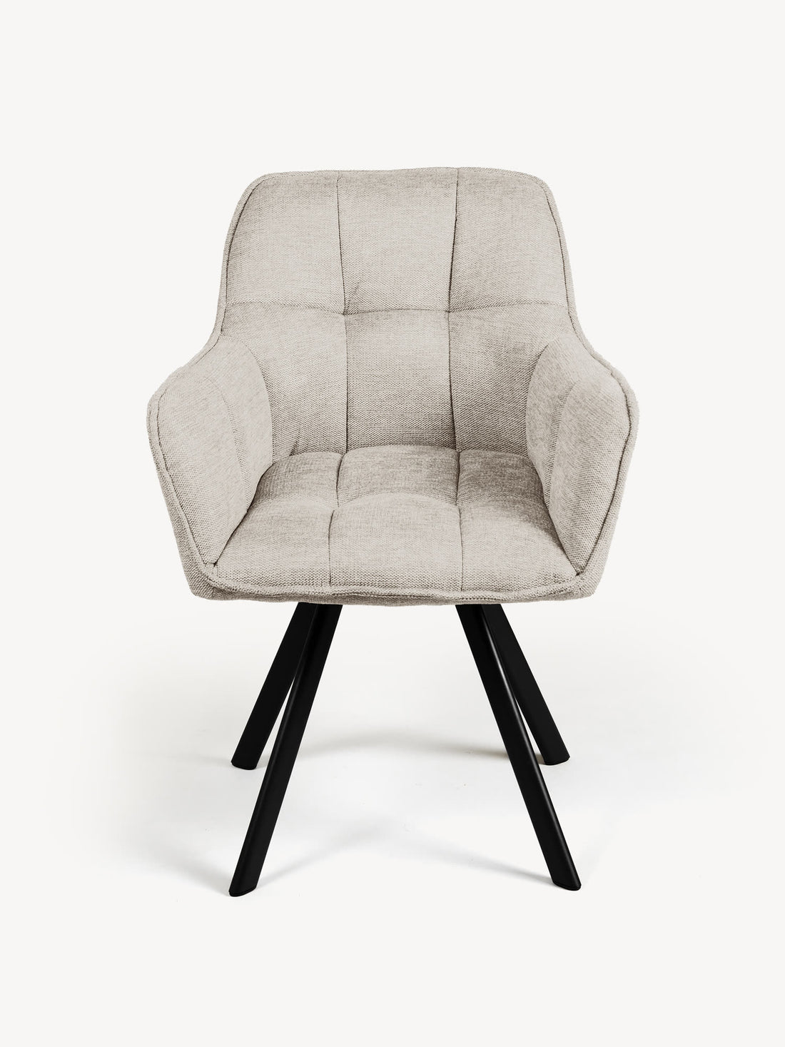 Silla Boston Beige Vista Frontal