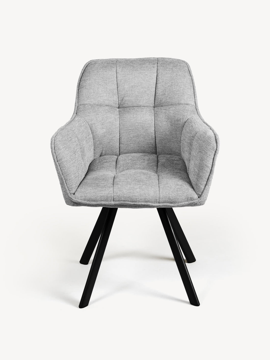 Silla Boston Gris Vista Frontal