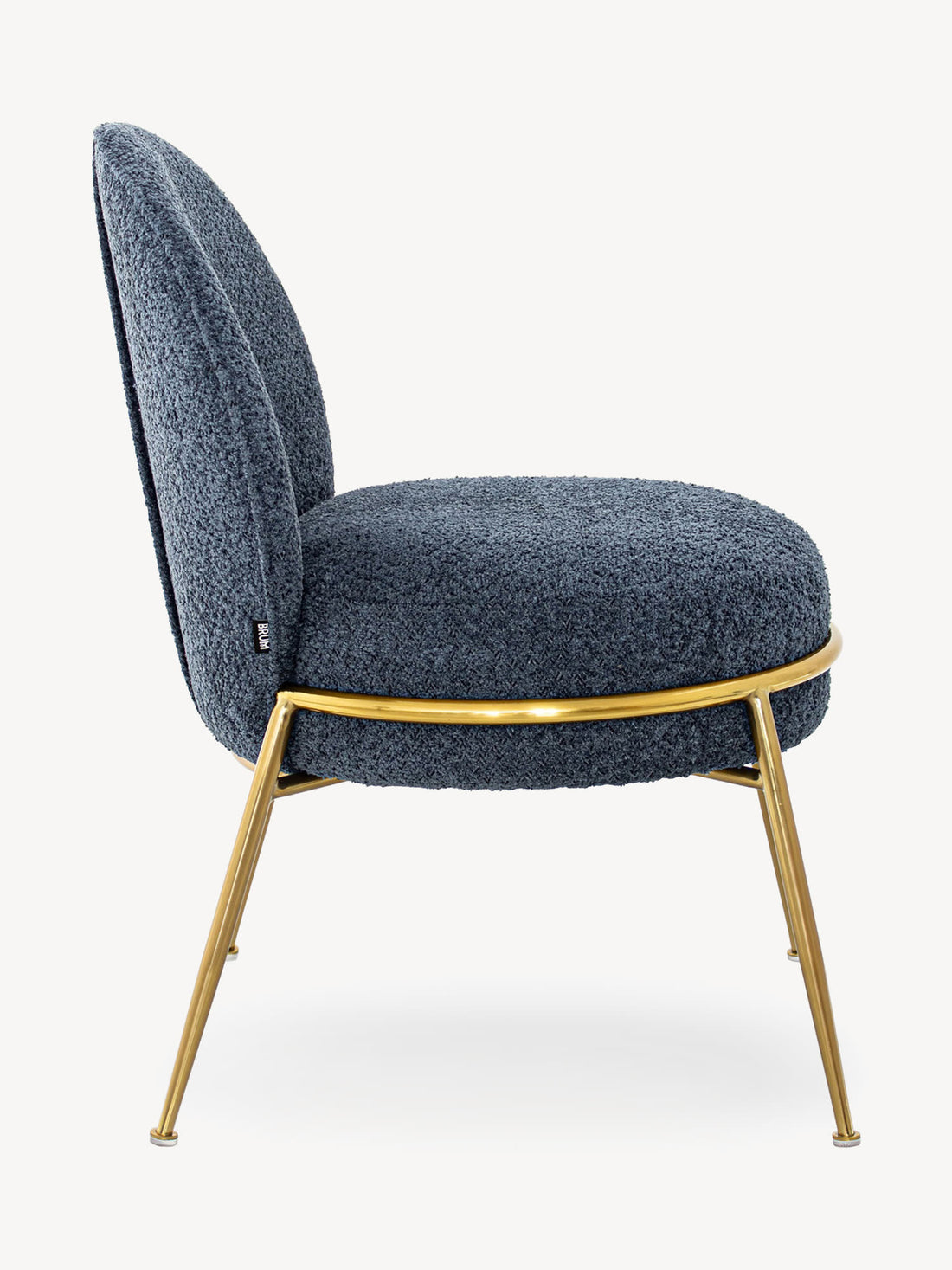 Silla Brela Azul Vista Lateral