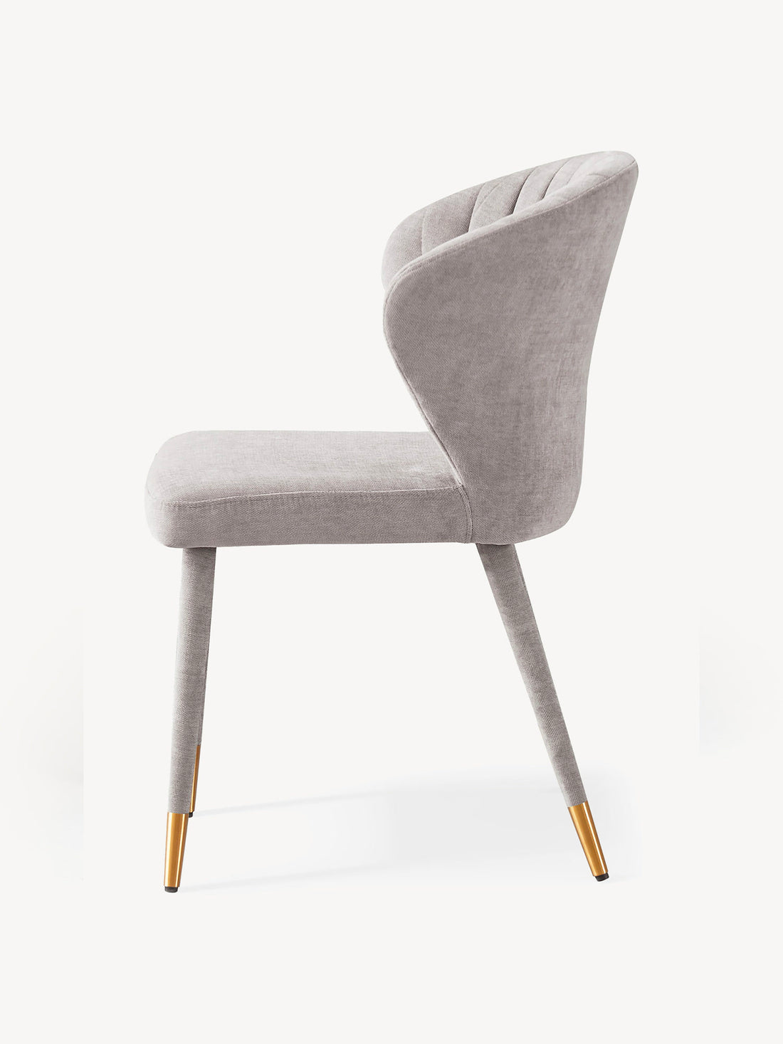Silla Copenhague Gris Vista Lateral