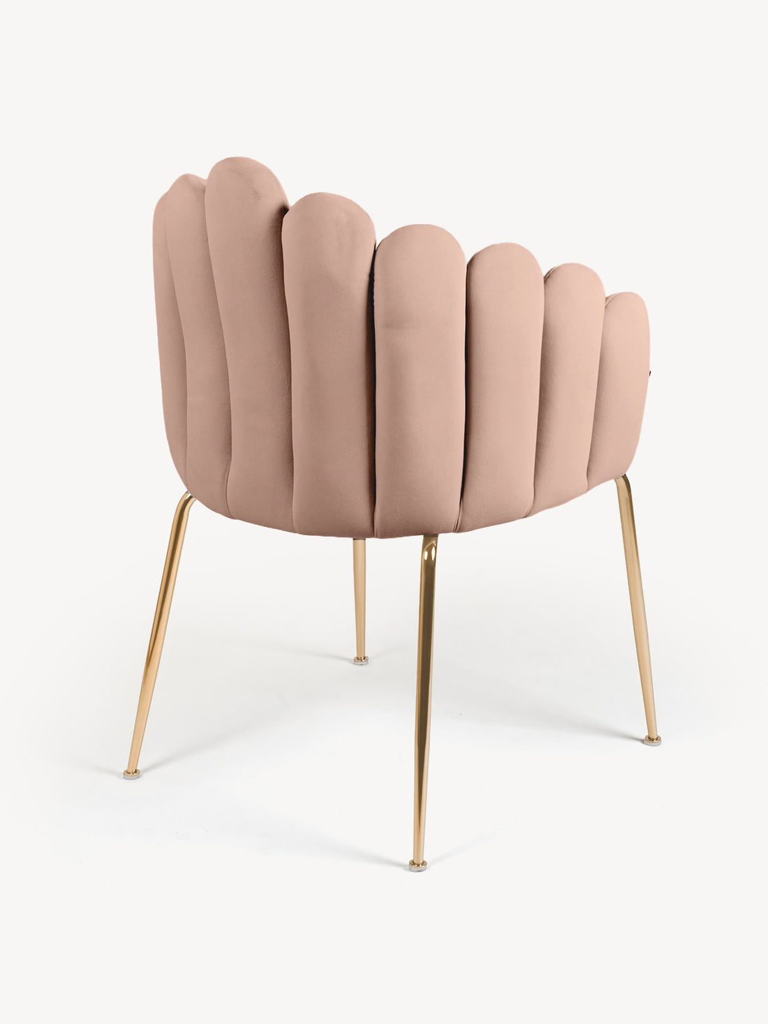 Silla Cordoba Beige Vista en Perspectiva Trasera