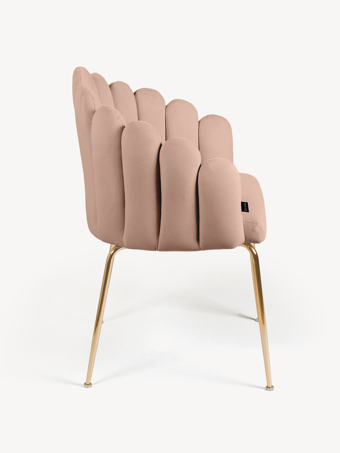 Silla Cordoba Beige Vista Lateral