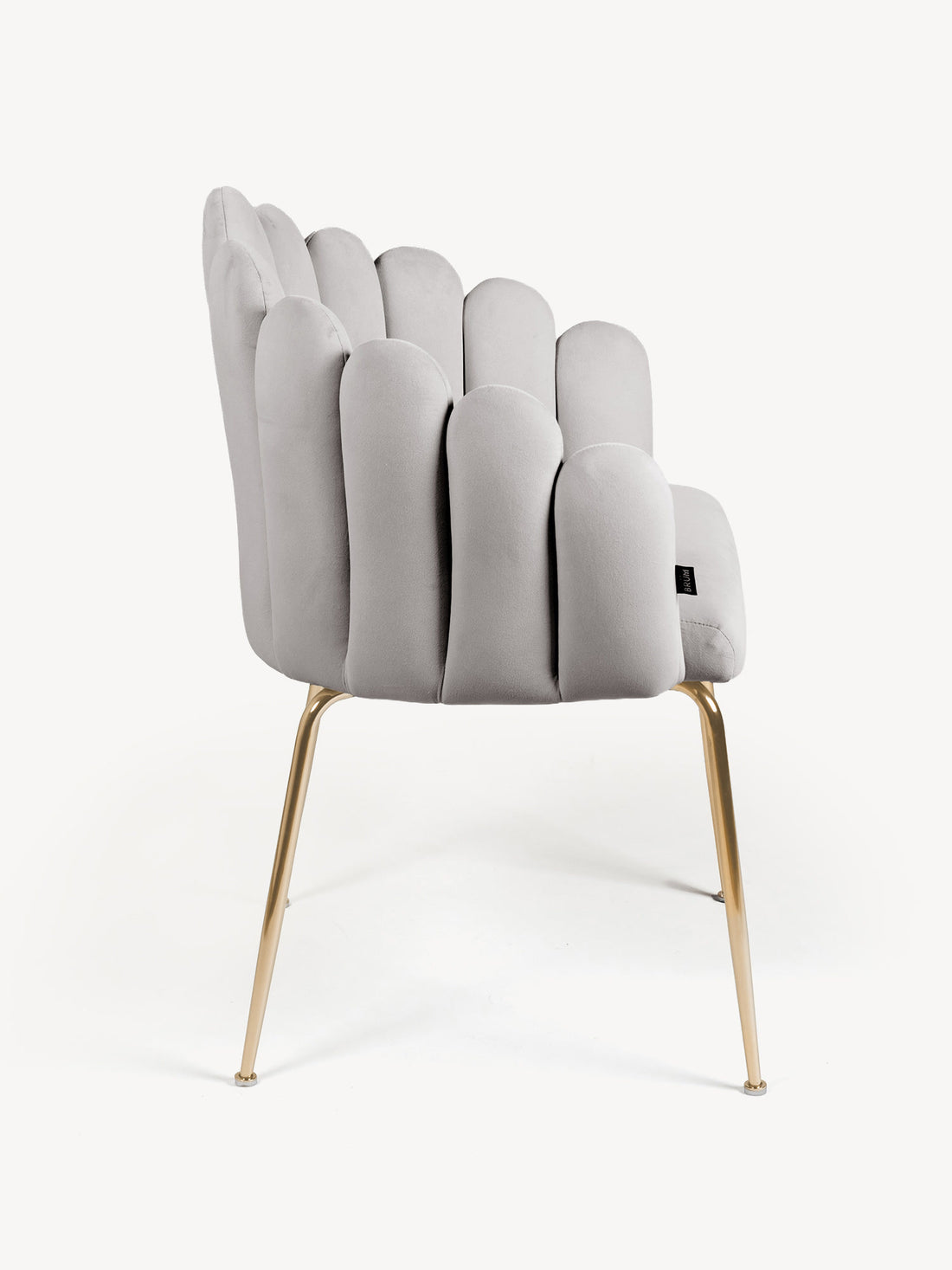 Silla Cordoba Gris Vista Lateral