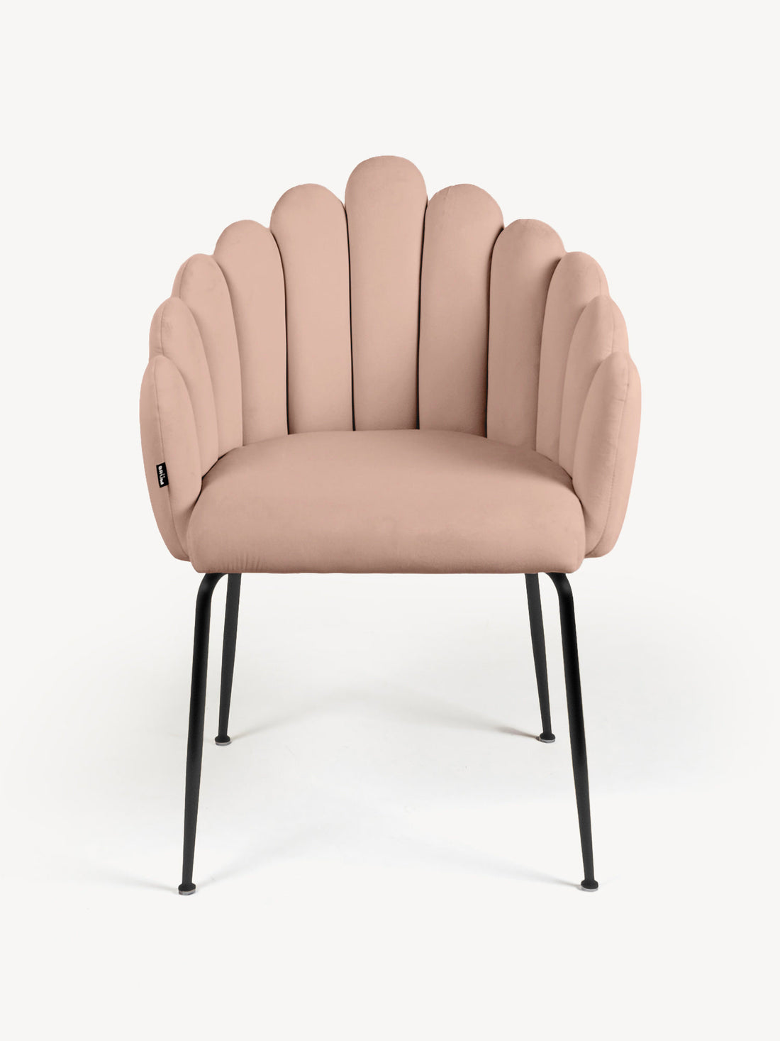 Silla Cordoba pata Negra Beige Vista Frontal
