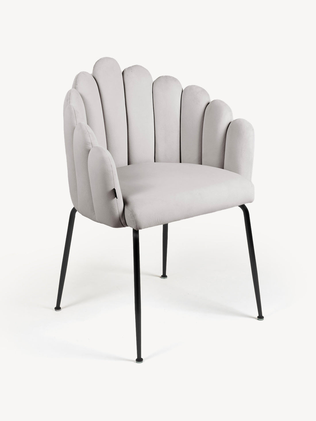 Silla Cordoba pata Negra Gris Vista en Perspectiva