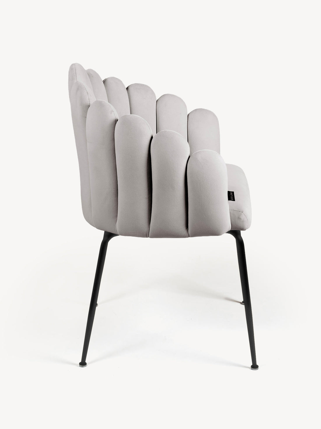 Silla Cordoba pata Negra Gris Vista Lateral