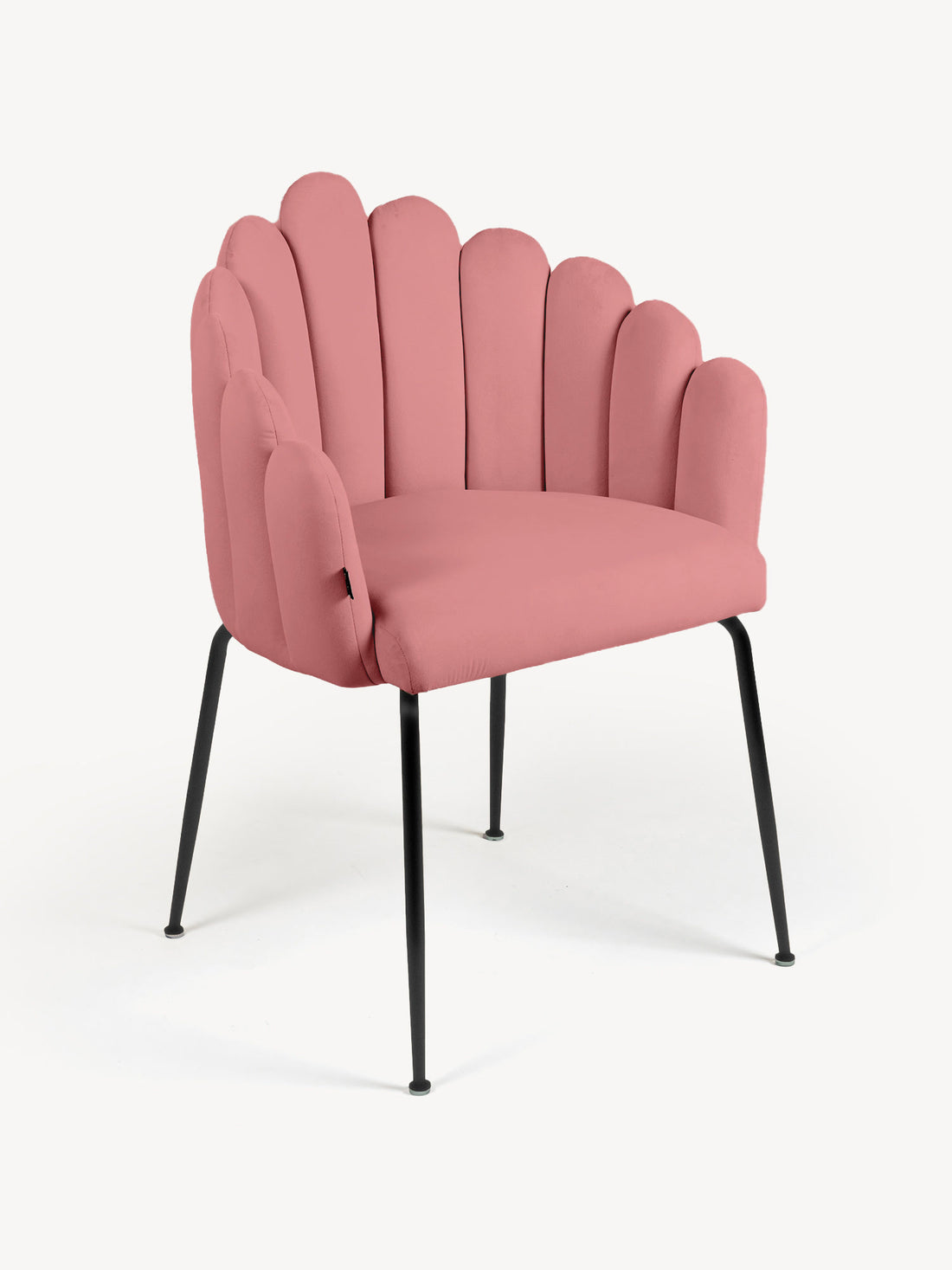 Silla Cordoba pata Negra Rosa Vista en Perspectiva