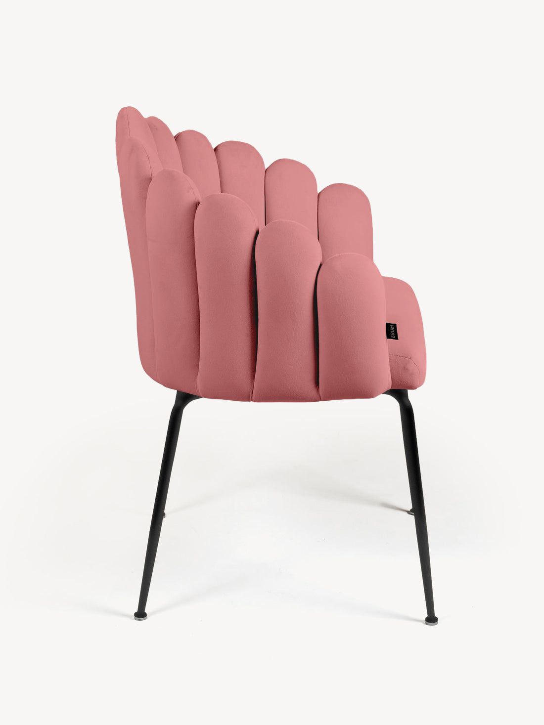 Silla Cordoba pata Negra Rosa Vista Lateral