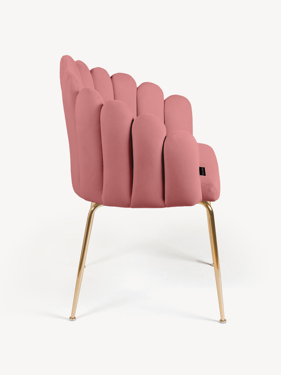 Silla Cordoba Rosa Vista Lateral