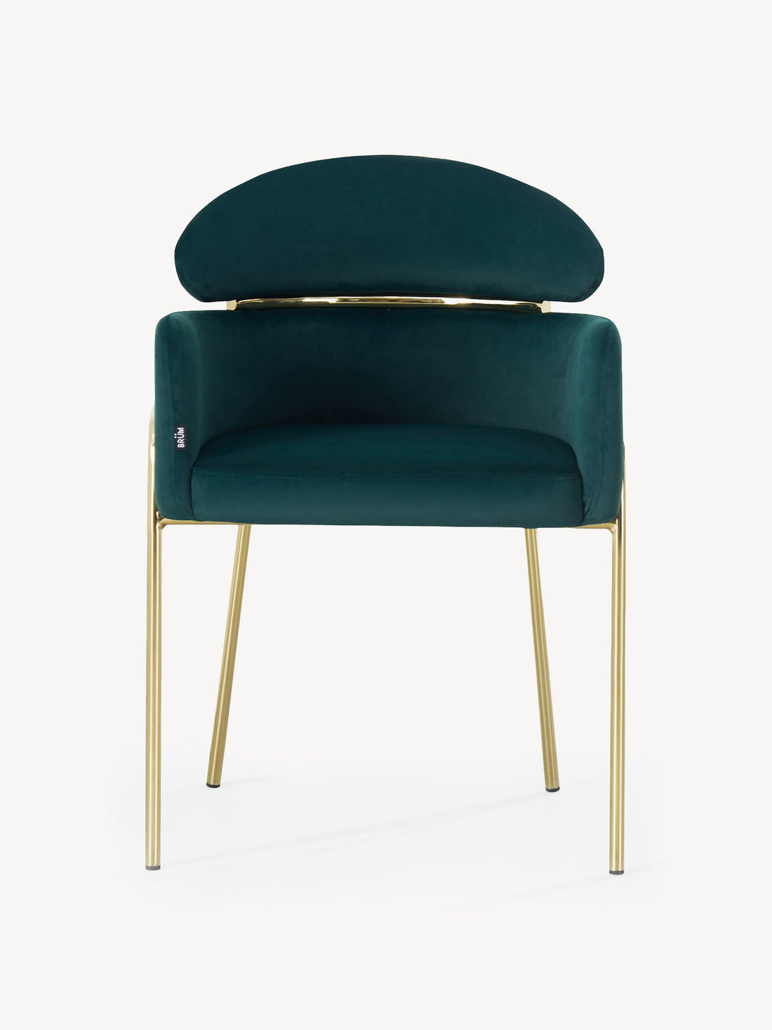 Silla Corey Verde Vista Frontal