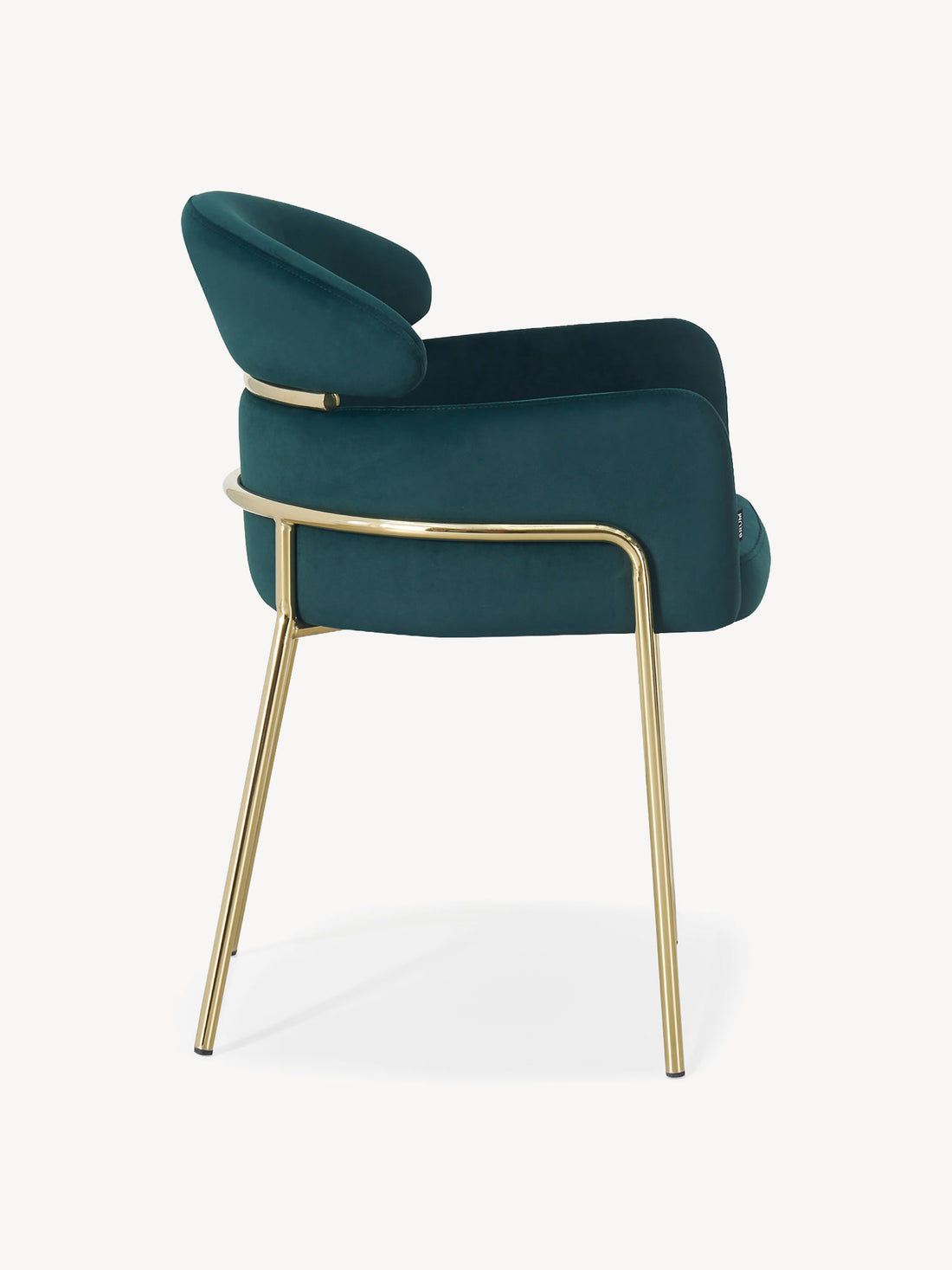 Silla Corey Verde Vista Lateral