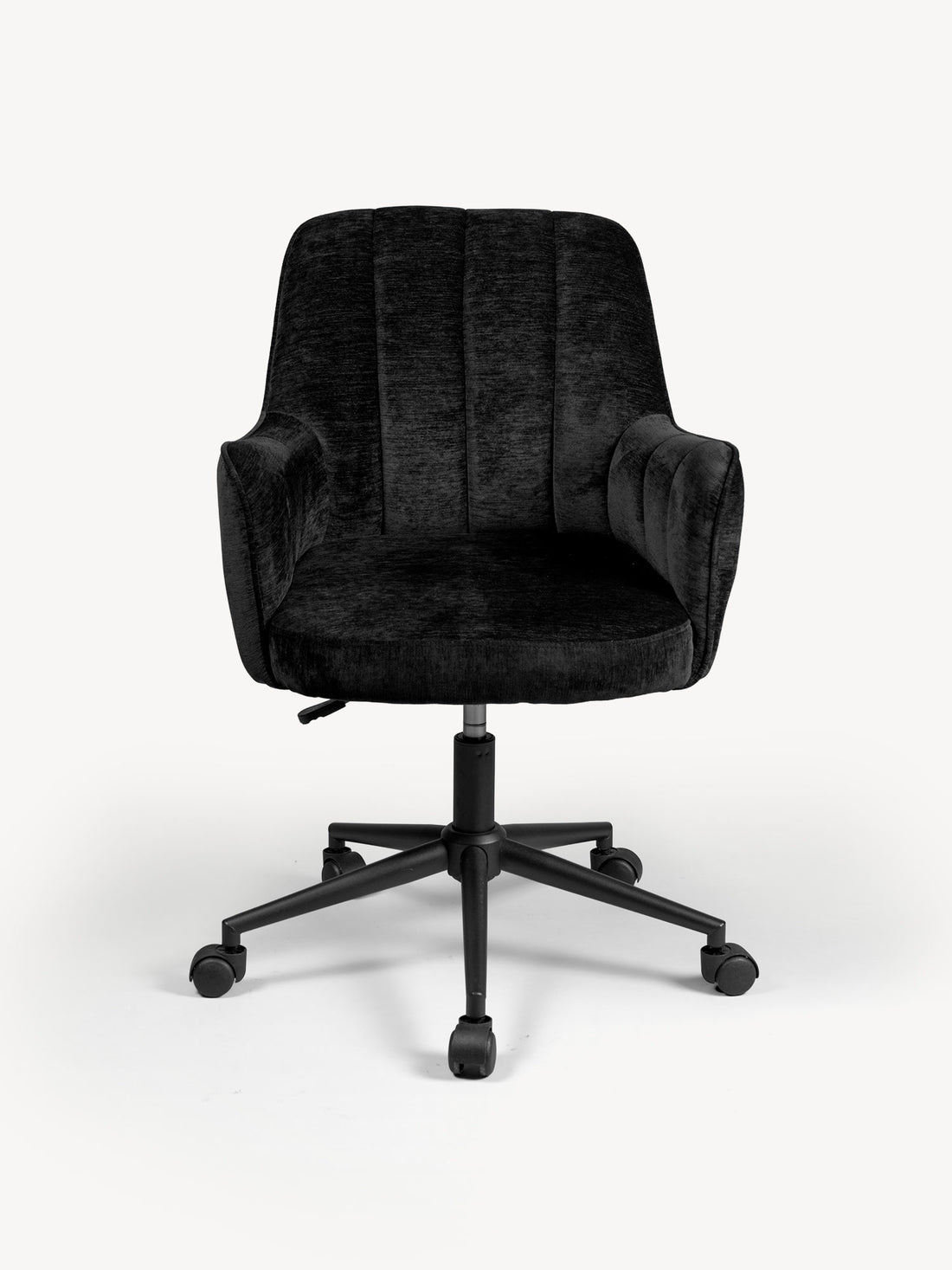 Silla de Oficina Amsterdam Negro Vista Frontal