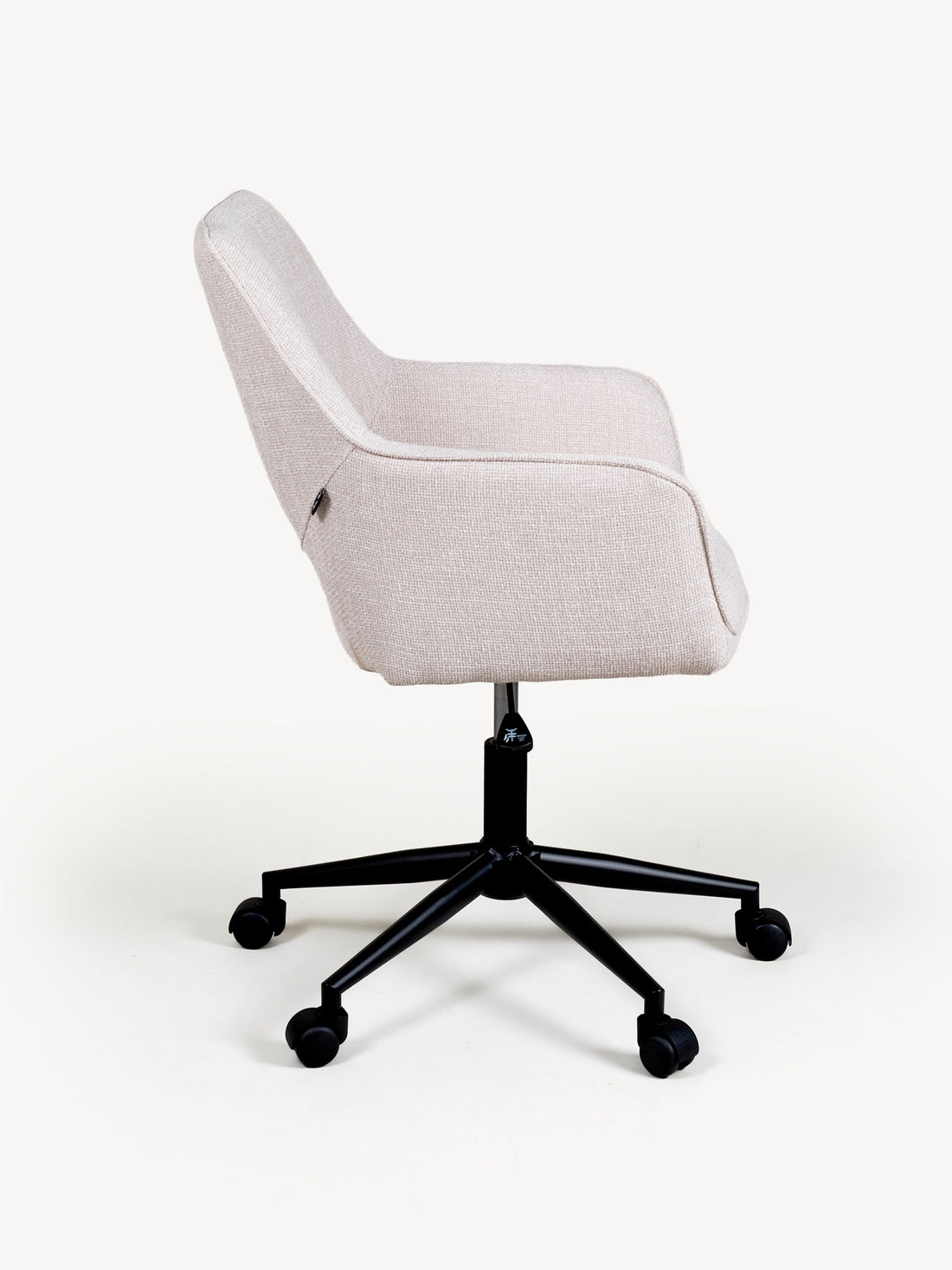 Silla de Oficina St. Moritz Beige Vista Lateral