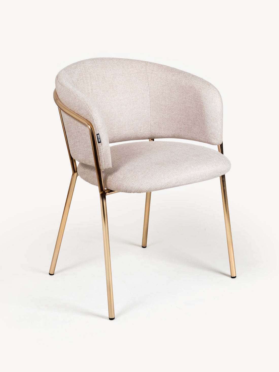 Silla Escocia Beige Vista en Perspectiva