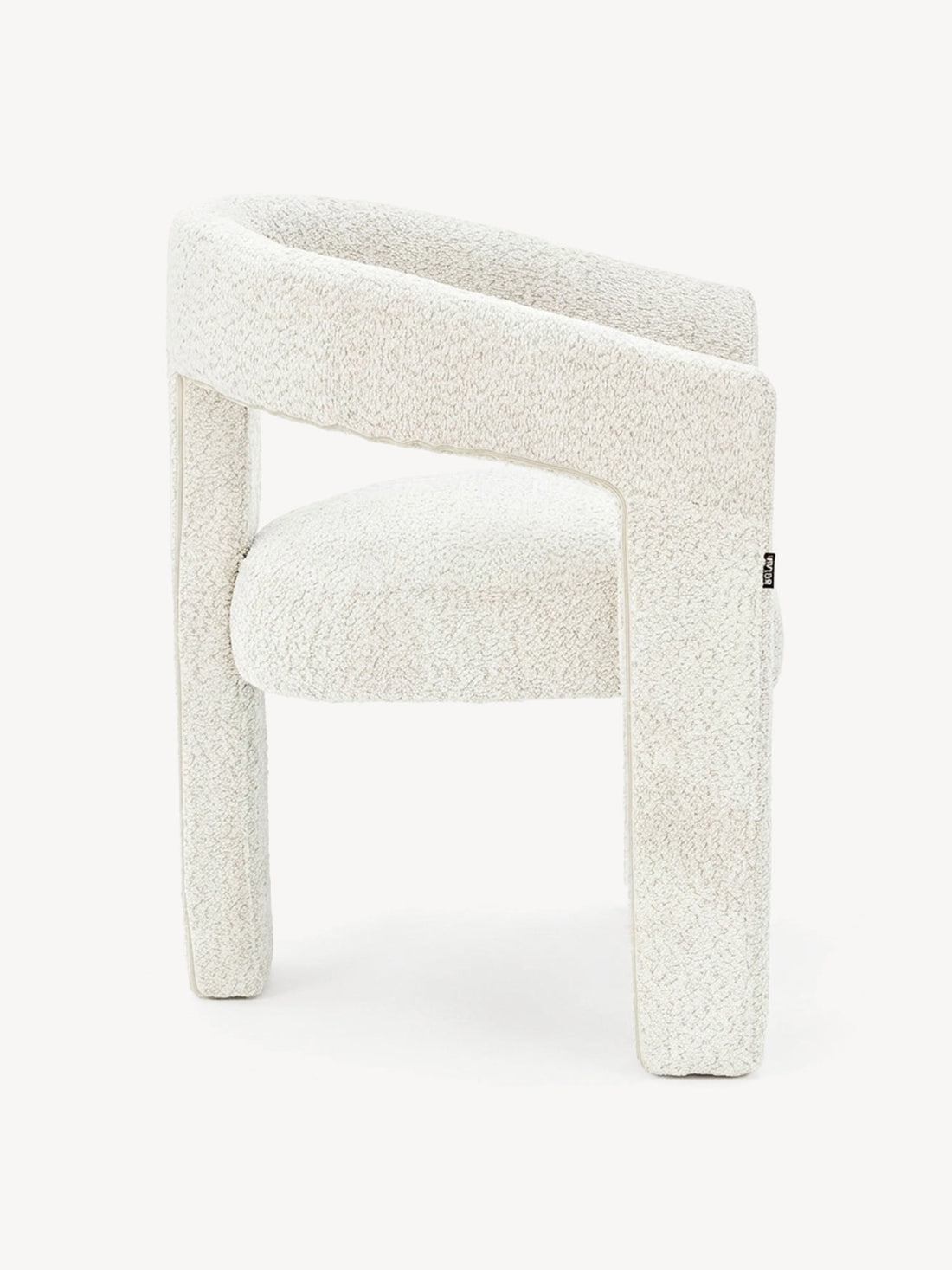 Silla Estambul Crema Vista Lateral