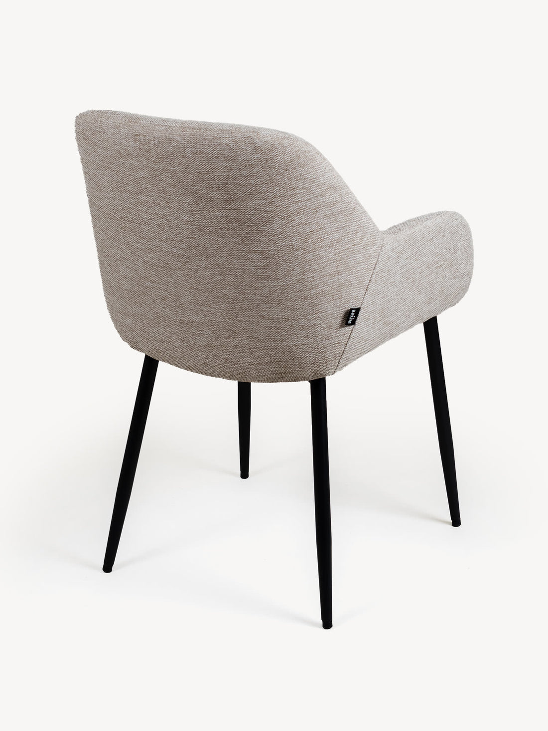 Silla Faro Beige Vista en Perspectiva Trasera