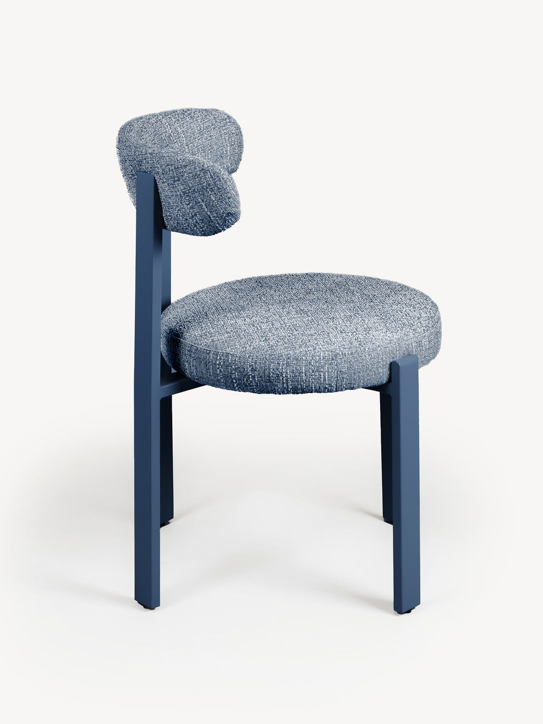 Silla Florida Azul Vista Lateral