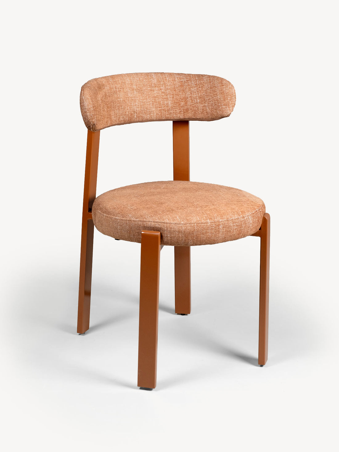 Silla Florida Naranja Vista en Perspectiva