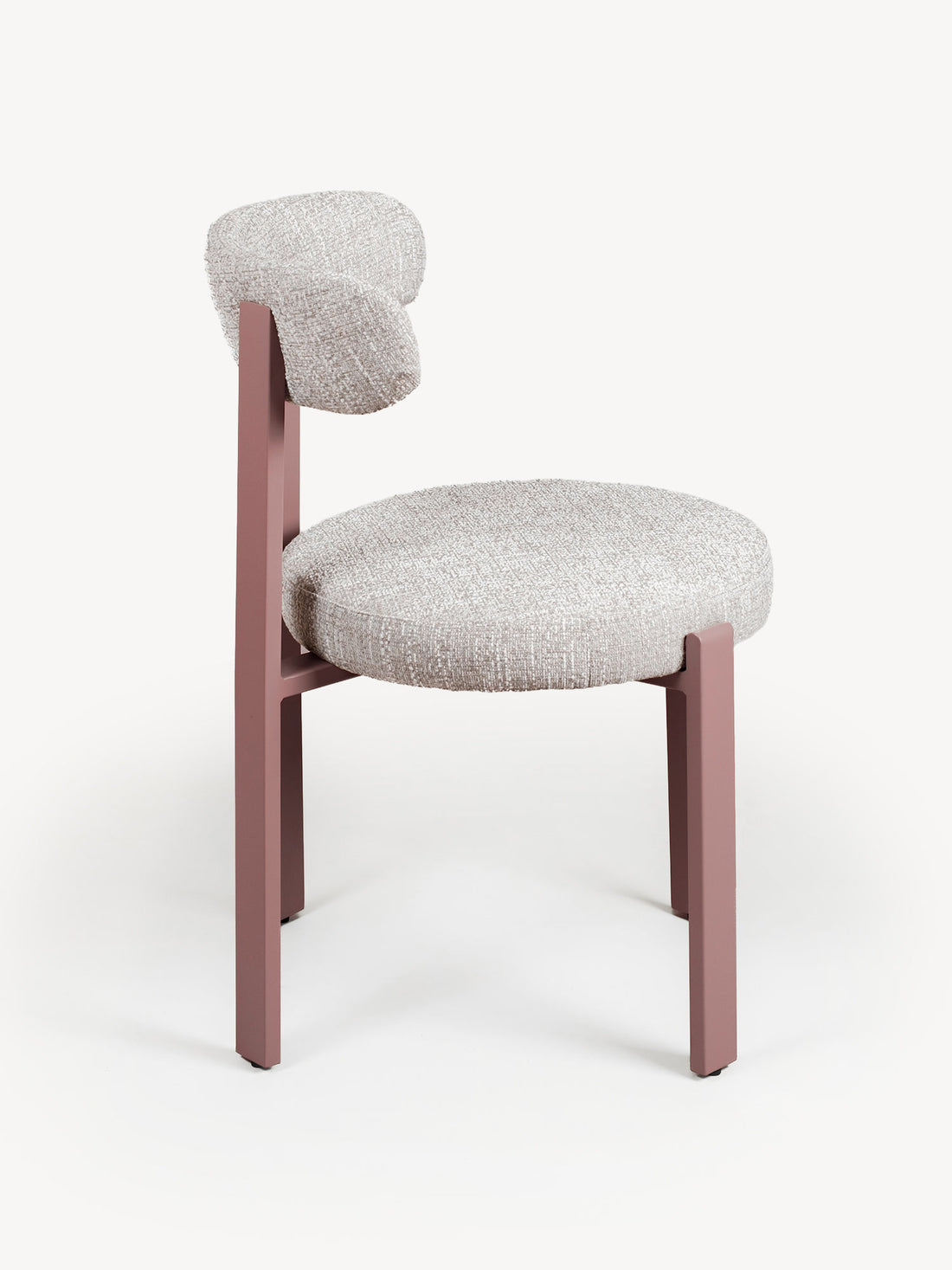 Silla Florida Rosa Vista Lateral