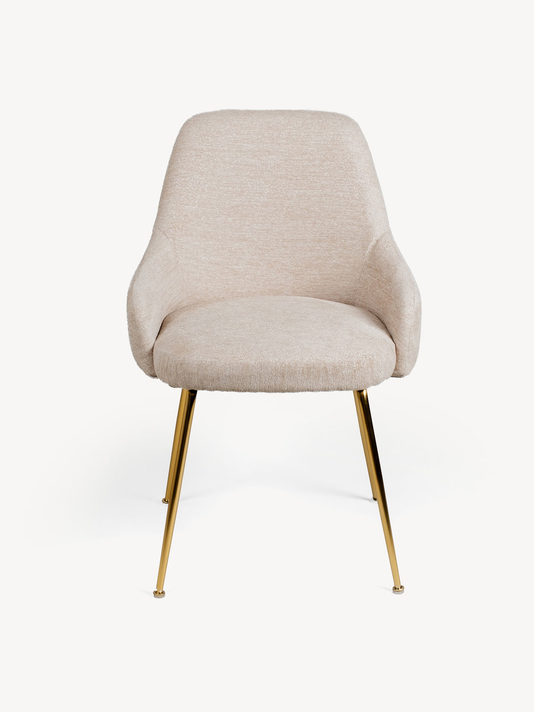 Silla Galicia Beige Vista Frontal