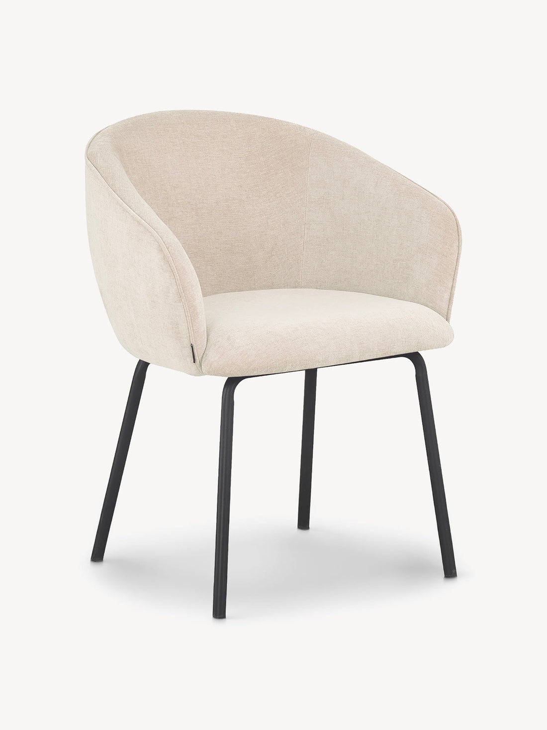 Silla Miami Beige Vista en Perspectiva