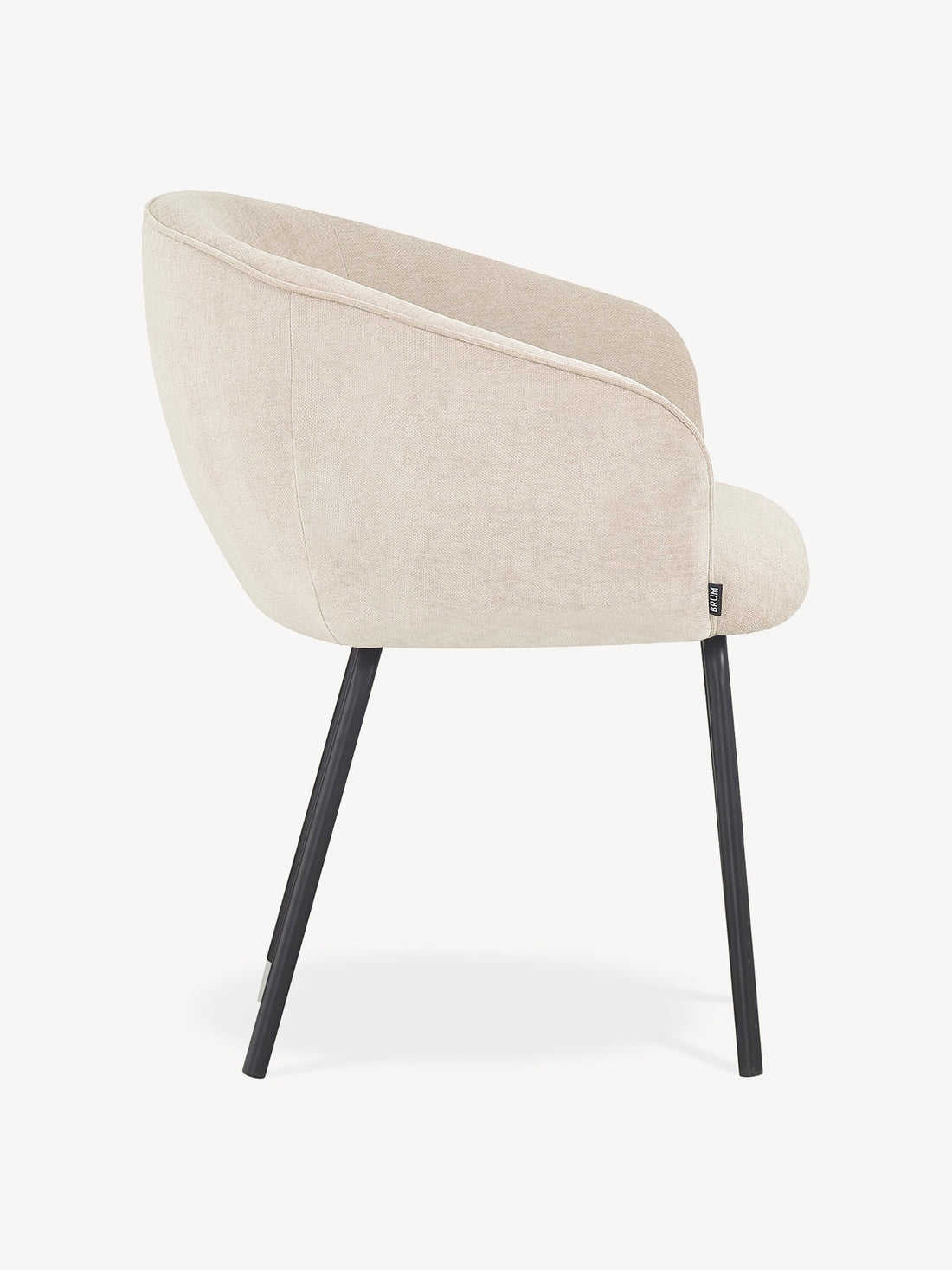 Silla Miami Beige Vista Lateral