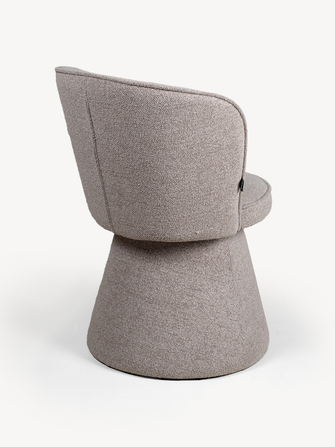 Silla Modena Gris Vista en Perspectiva Trasera