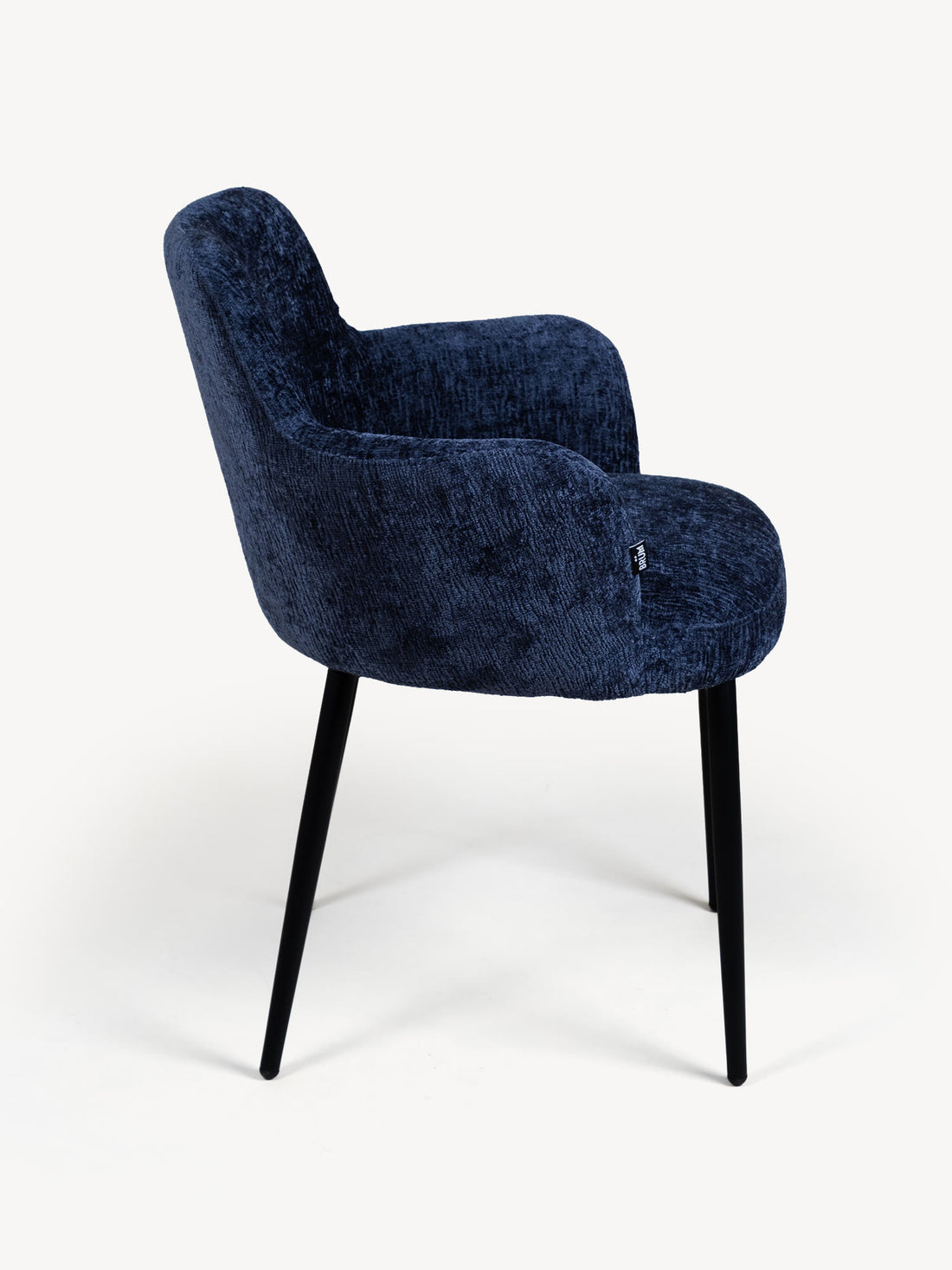 Silla Moscow Azul Vista Lateral