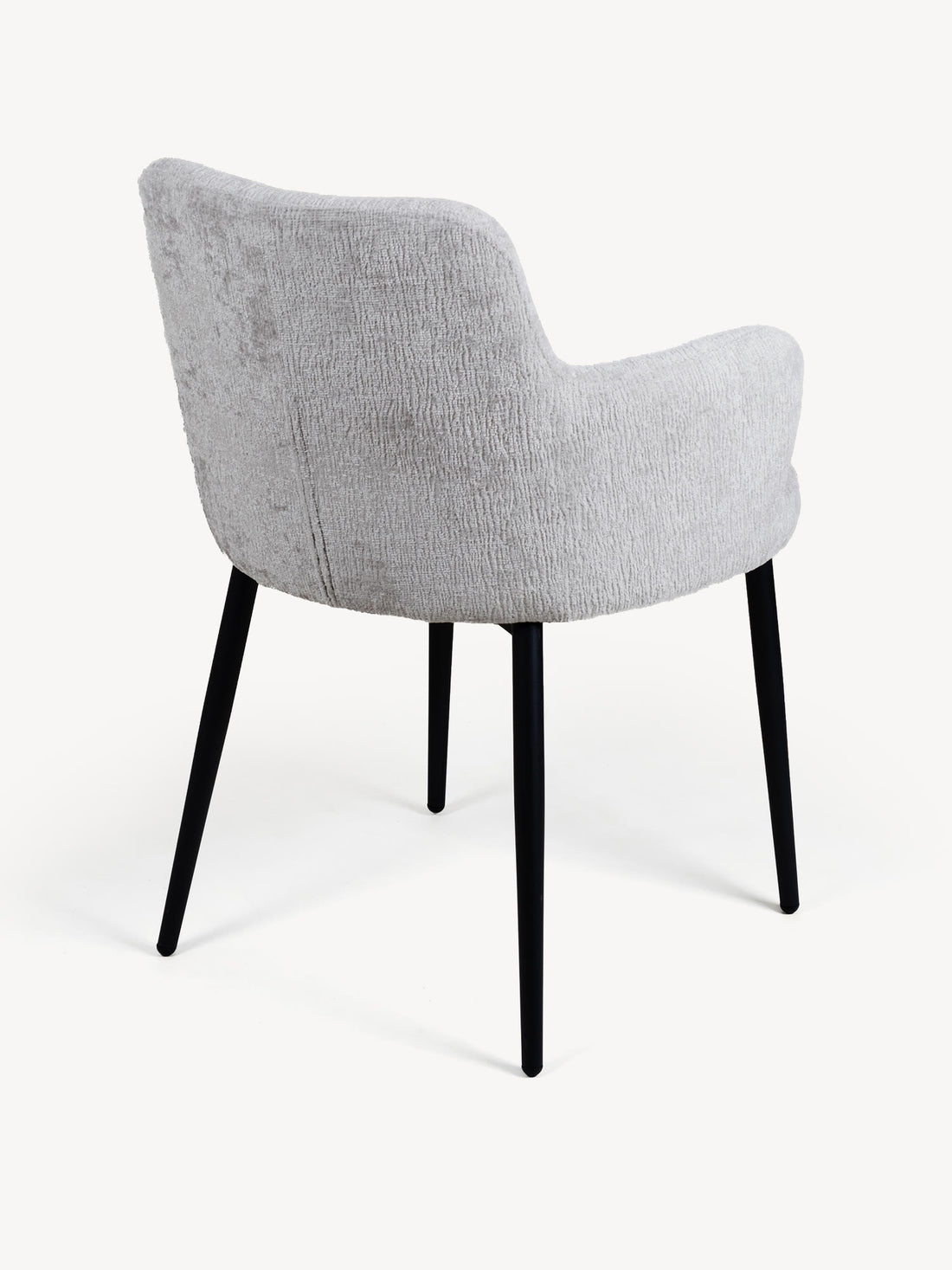 Silla Moscow Gris Vista en Perspectiva Trasera