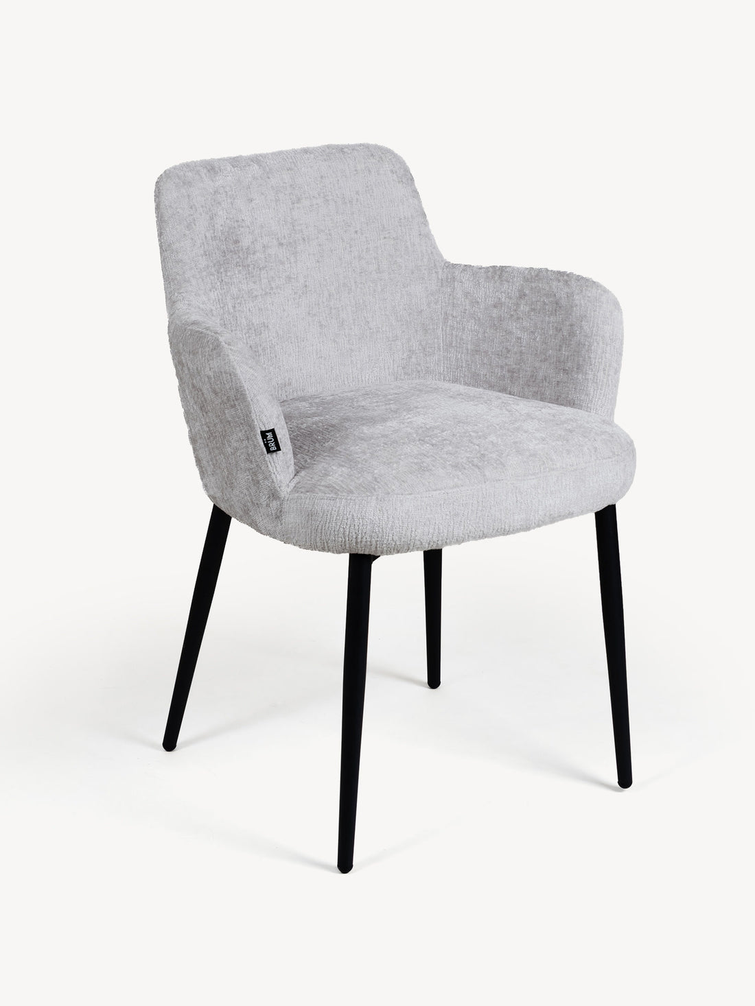 Silla Moscow Gris Vista en Perspectiva