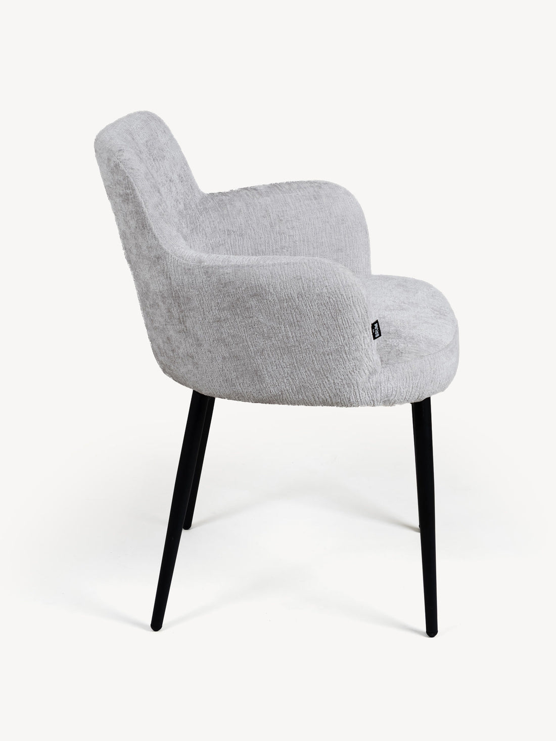 Silla Moscow Gris Vista Lateral