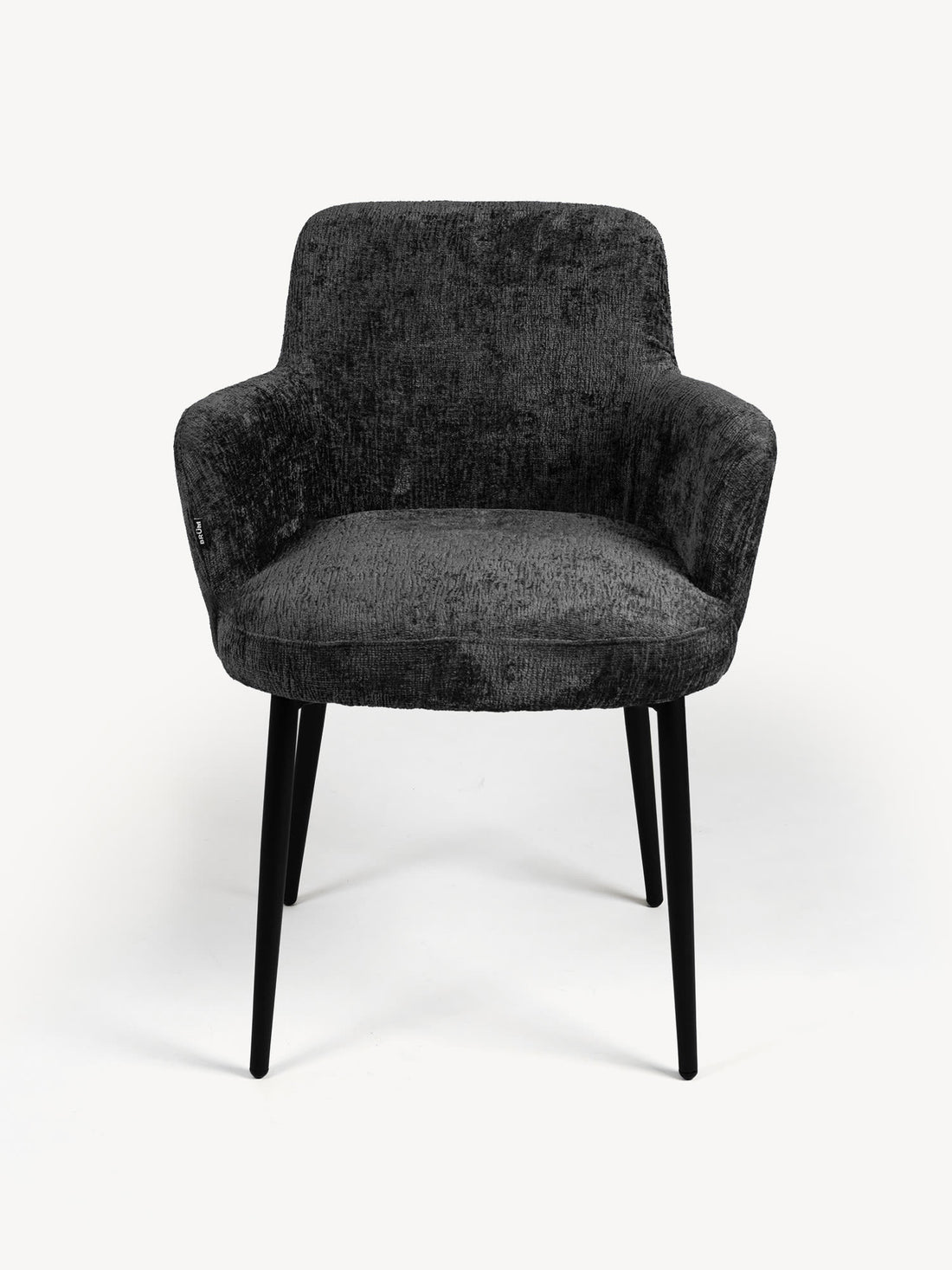 Silla Moscow Negro Vista Frontal