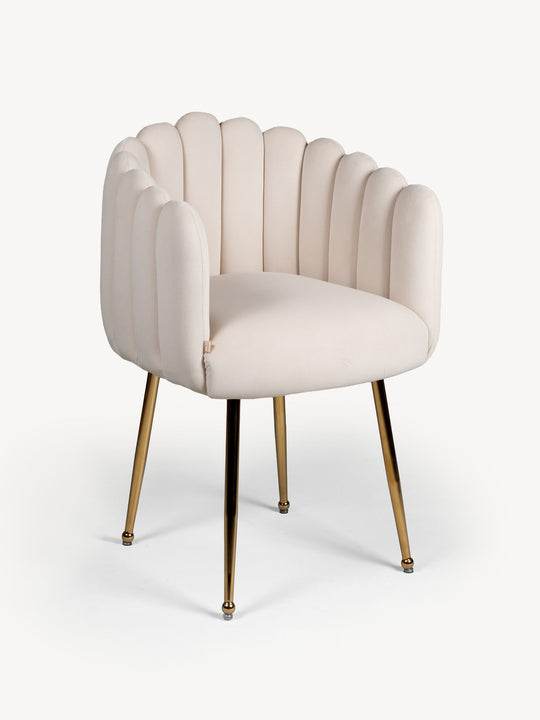 Silla Munich Beige Vista en Perspectiva