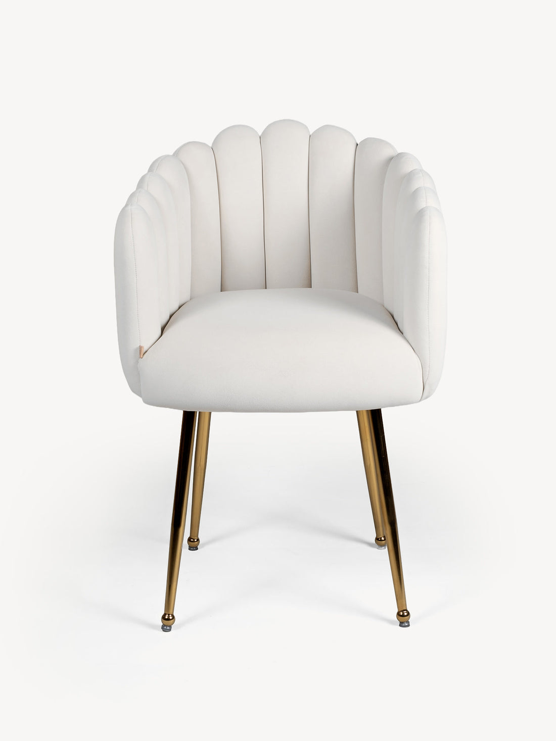 Silla Munich Crema Vista Frontal