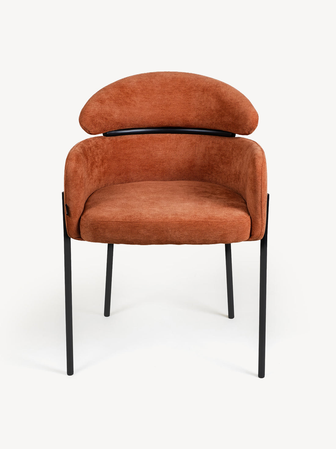 Silla Padua Naranja Vista Frontal