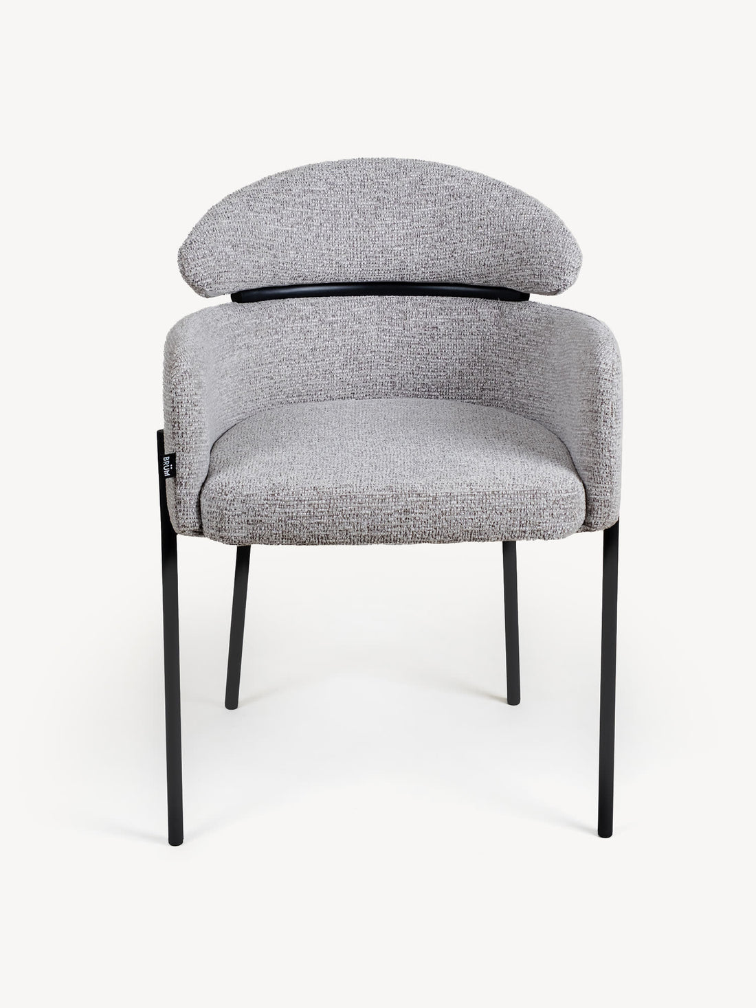 Silla Padua Present Gris Vista Frontal