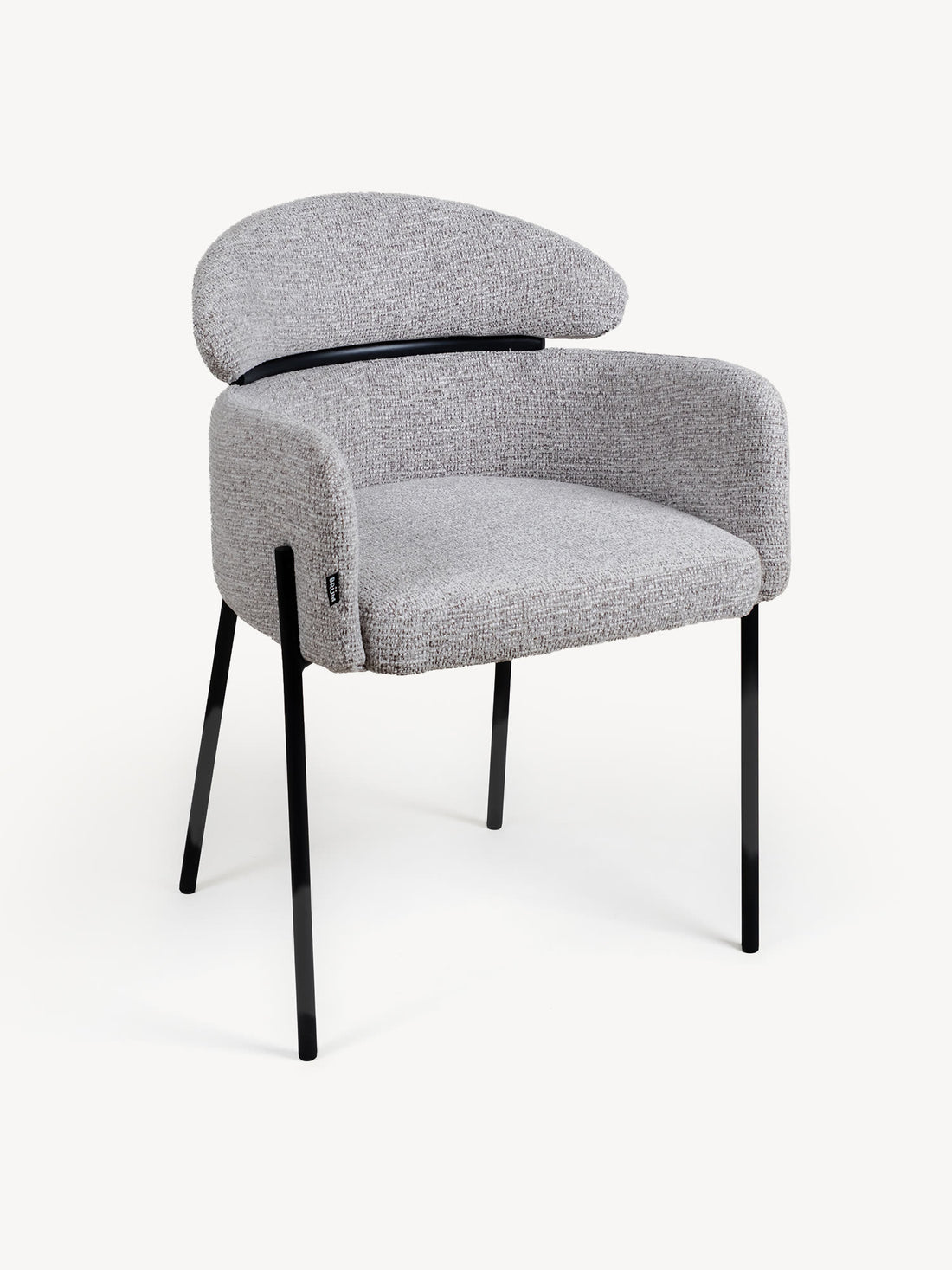 Silla Padua Present Gris Vista en Perspectiva