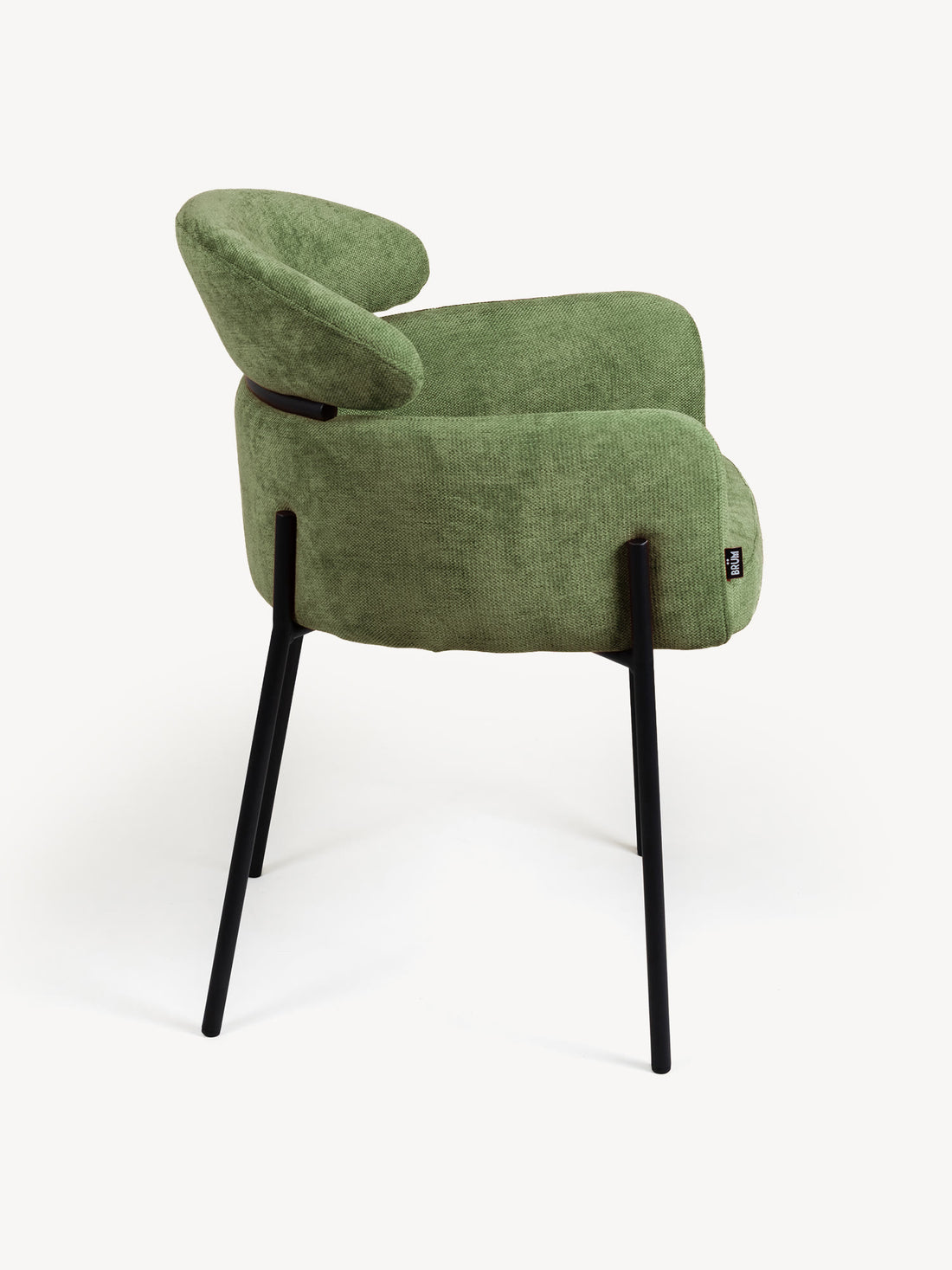 Silla Padua Verde Vista Lateral