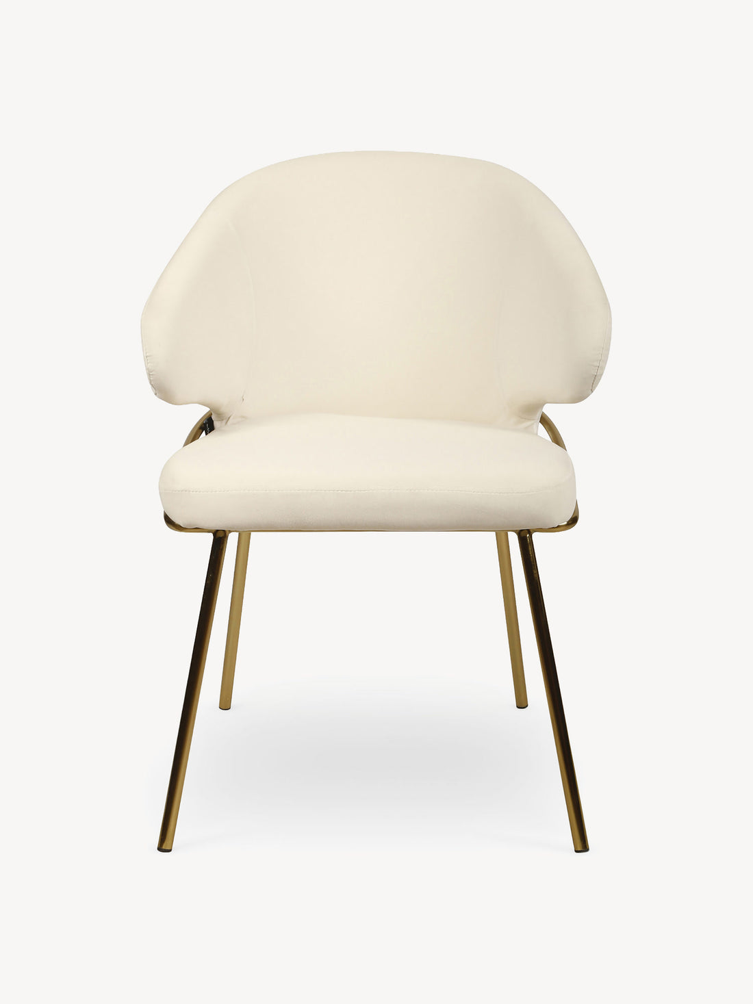 Silla Palma Crema Vista Frontal