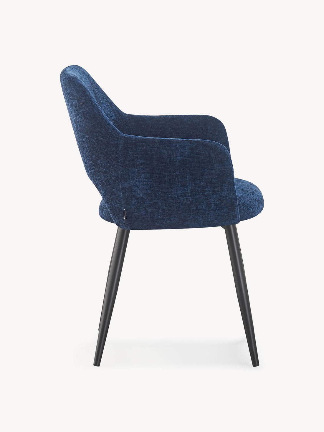 Silla París Azul Vista Lateral