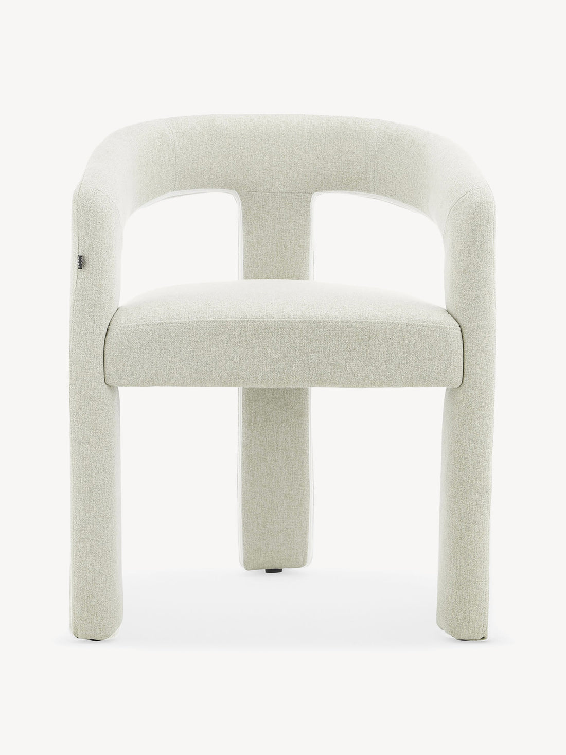 Silla Qatar Gris Vista Frontal
