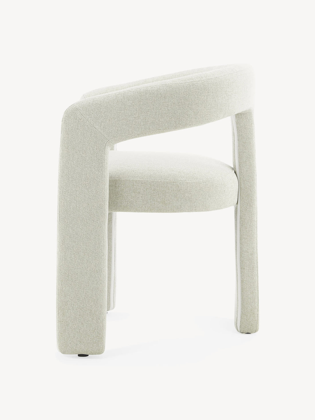Silla Qatar Gris Vista Lateral