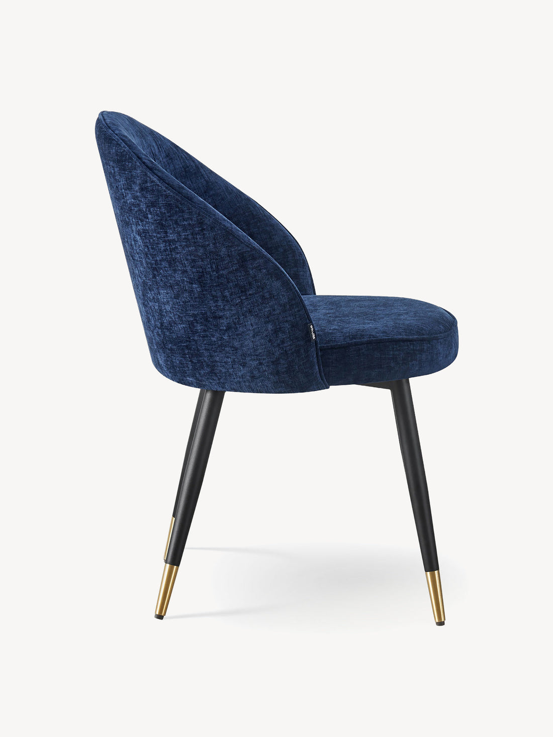 Silla Roodas Azul Vista Lateral
