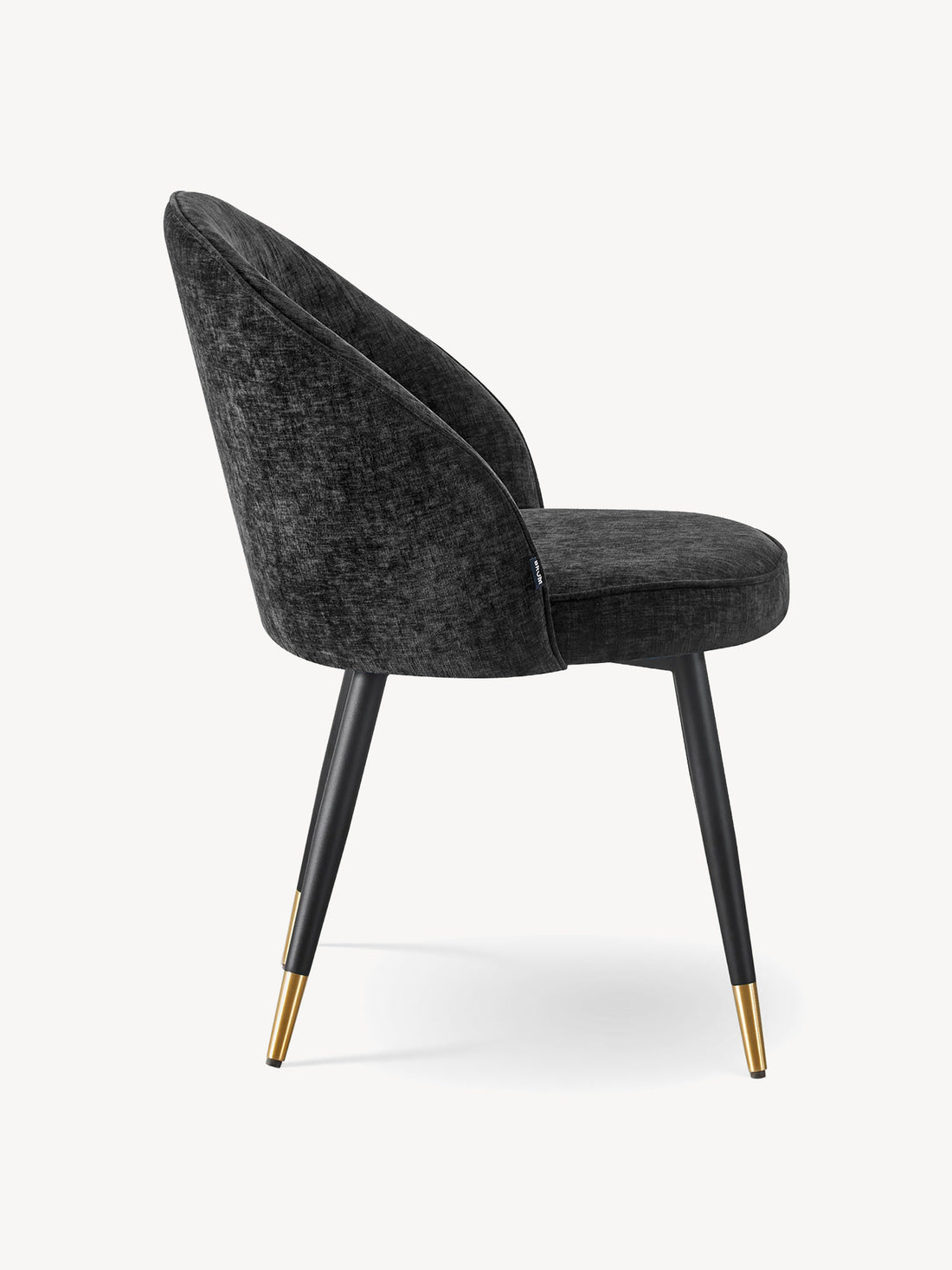 Silla Roodas Negro Vista Lateral