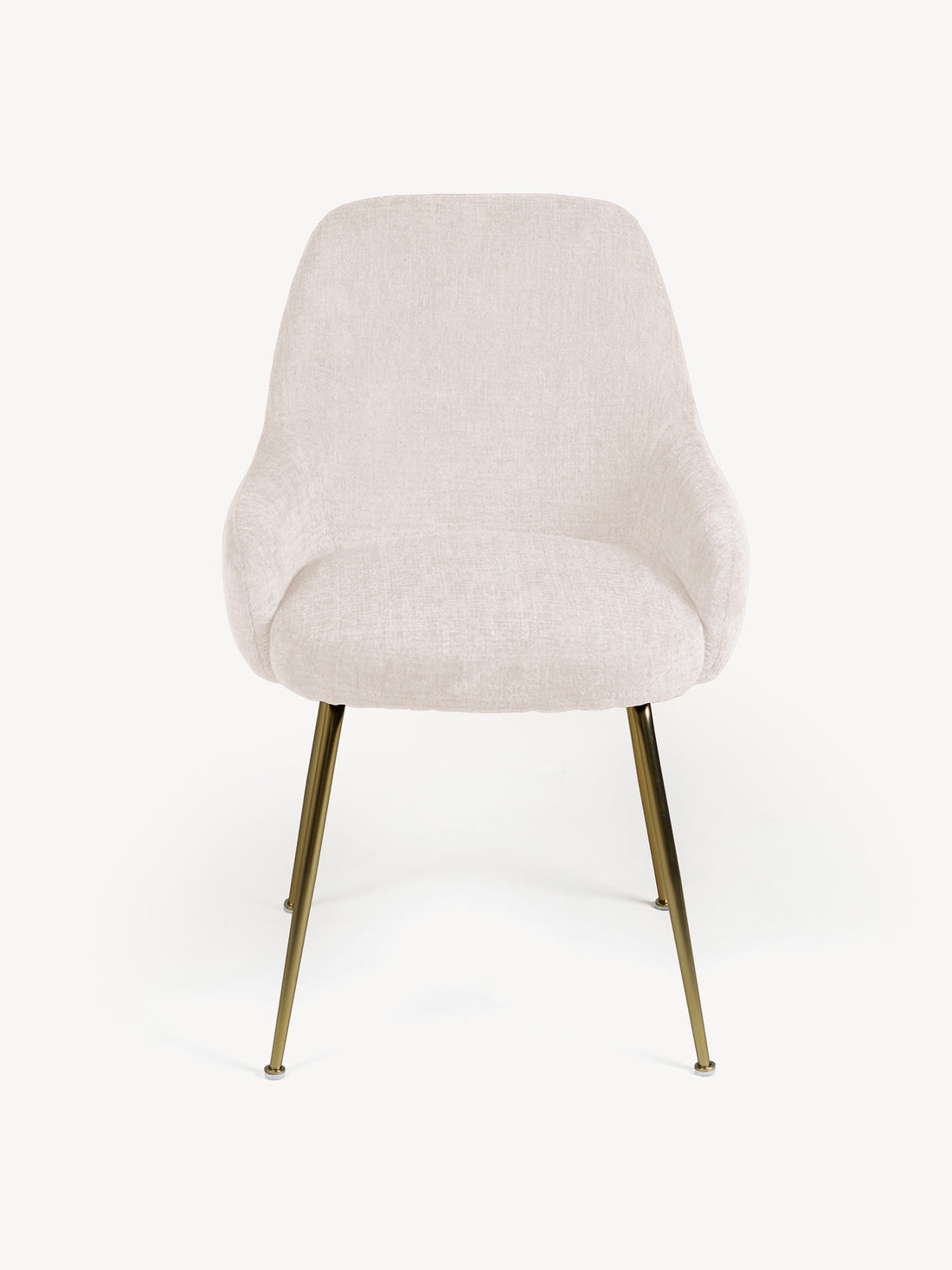 Silla Seúl Beige Vista Frontal
