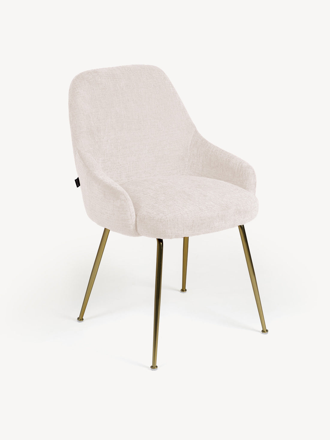 Silla Seúl Beige Vista en Perspectiva
